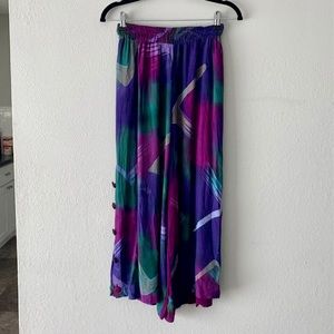 Vintage gaucho culotte pants